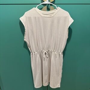 A New Day - Striped Cream Dress